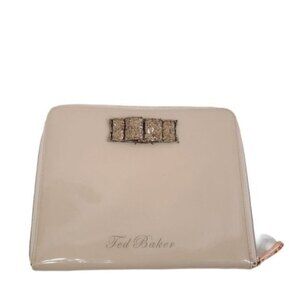 Ted Baker Twinsky Glitter Bow Zip PVC Ipad Case